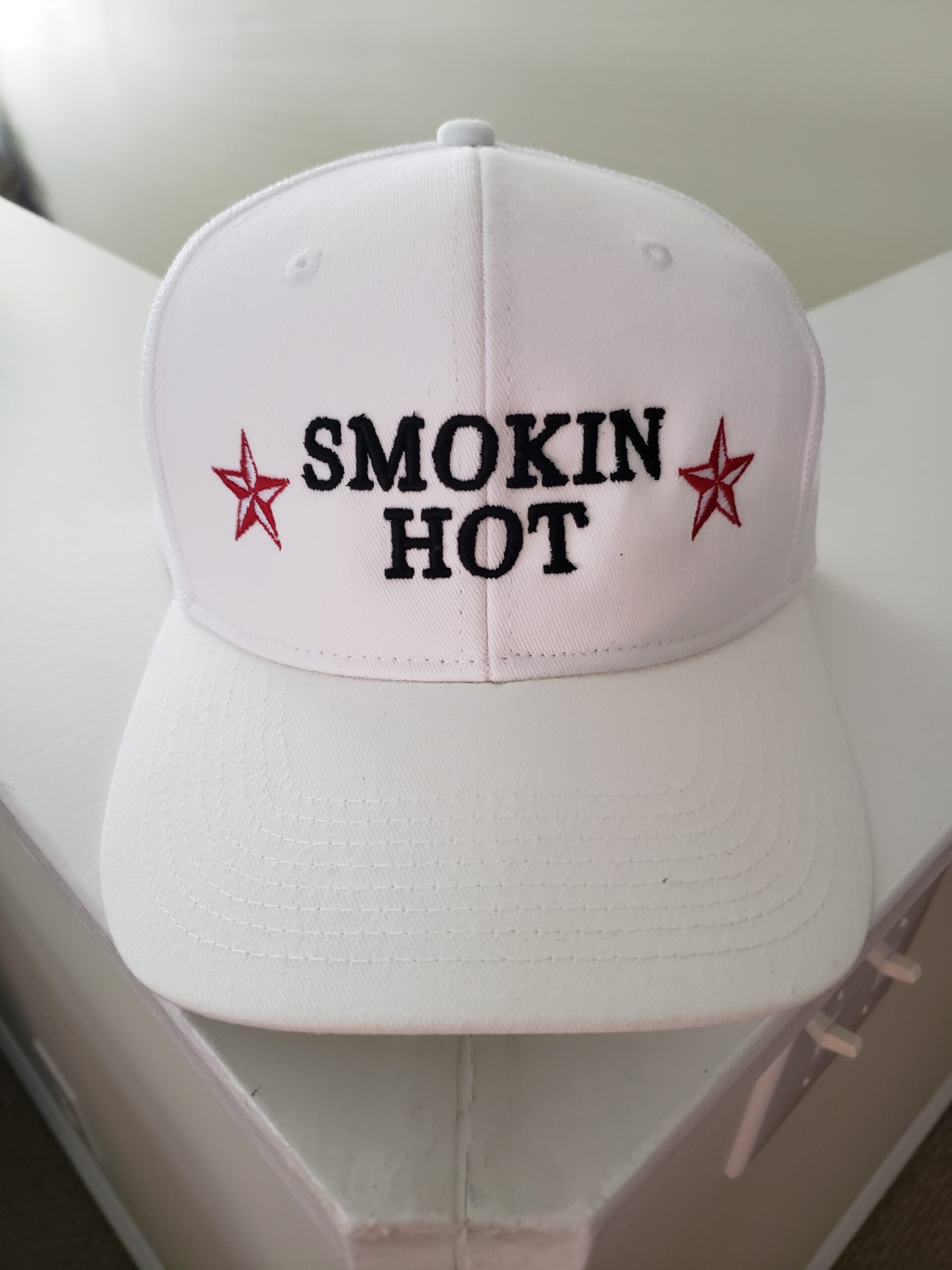 Smokin'Hot White Trucker Hat