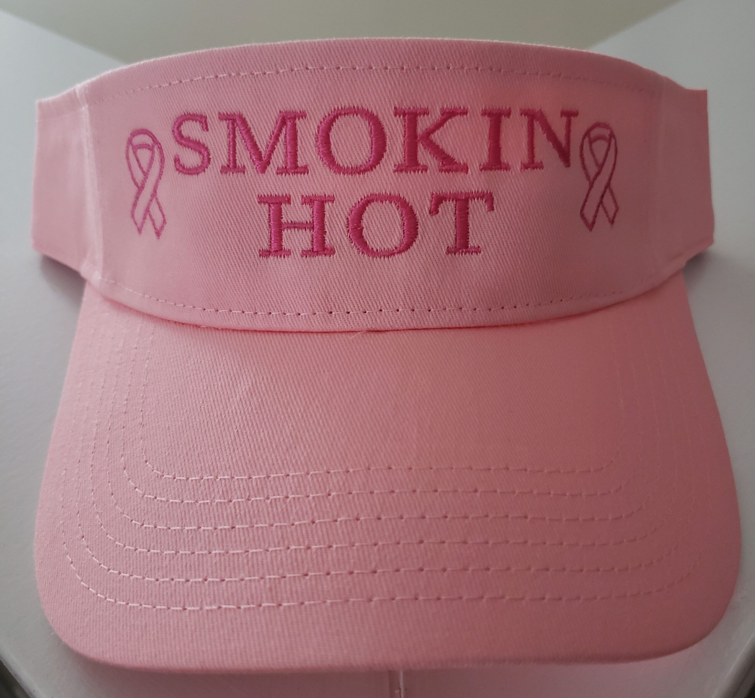 Smokin'Hot Pink Sun Visor 2