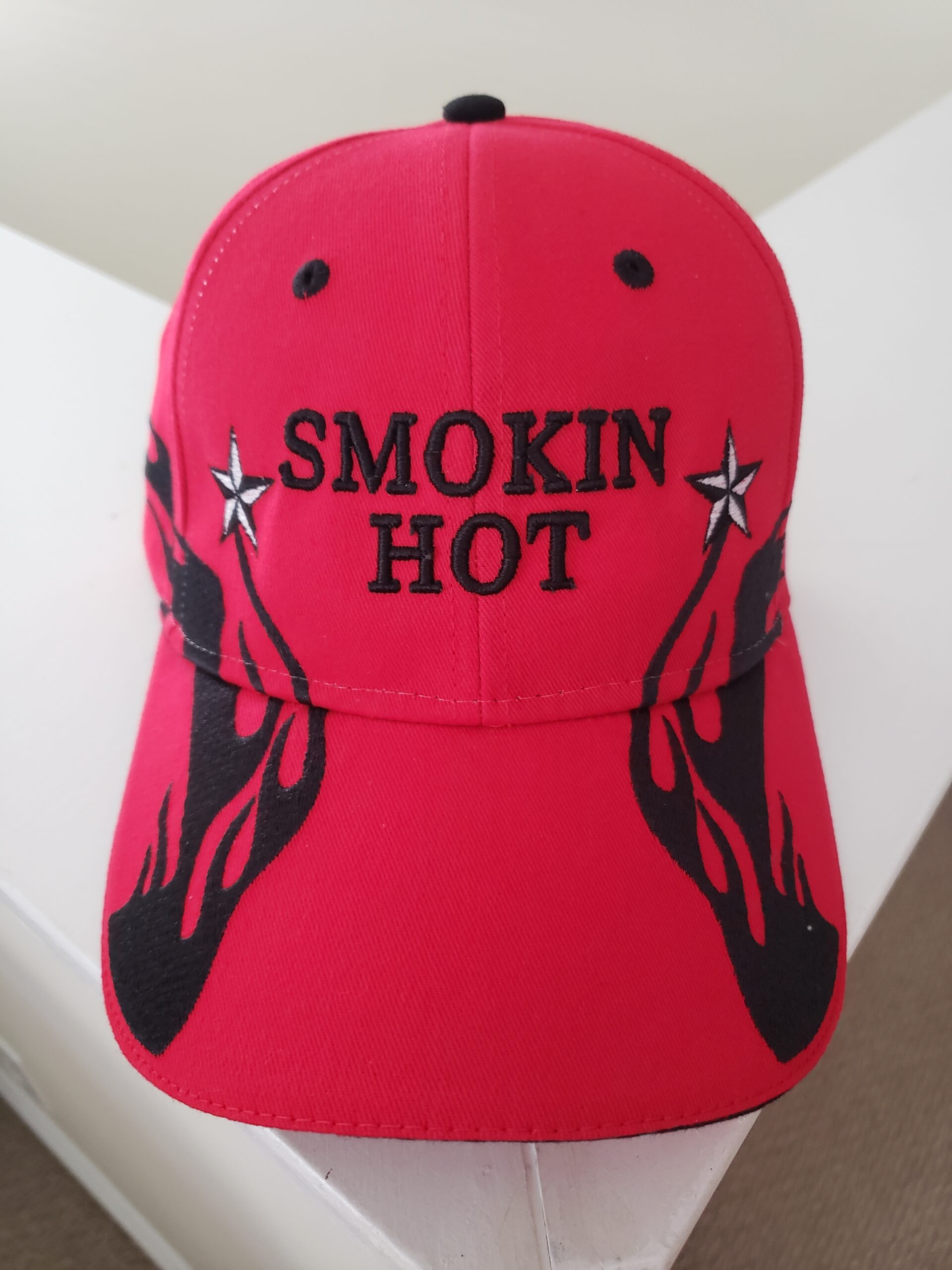Red Puffed Smokin'Hot Hat