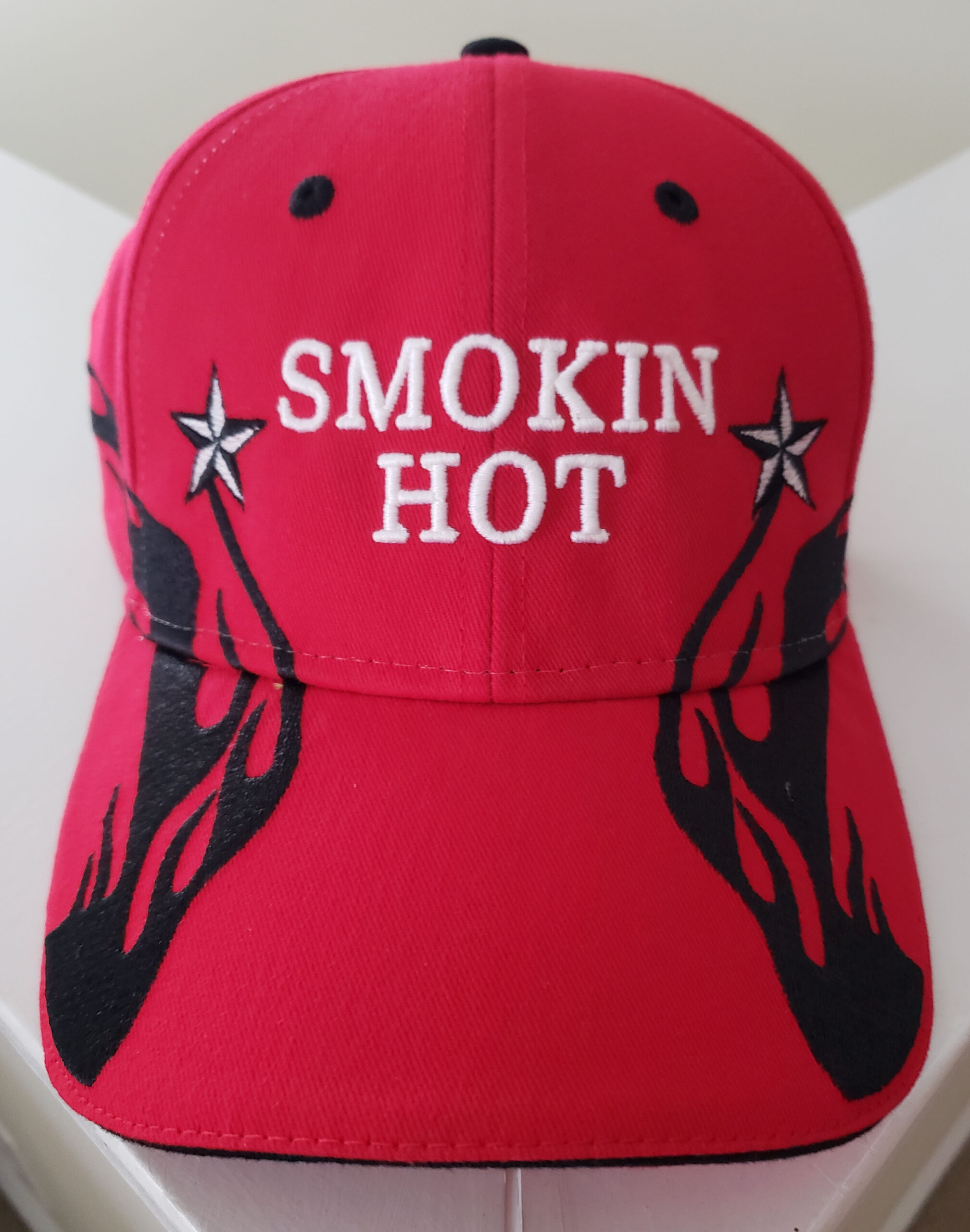 White Puff Smokin'Hot Hat