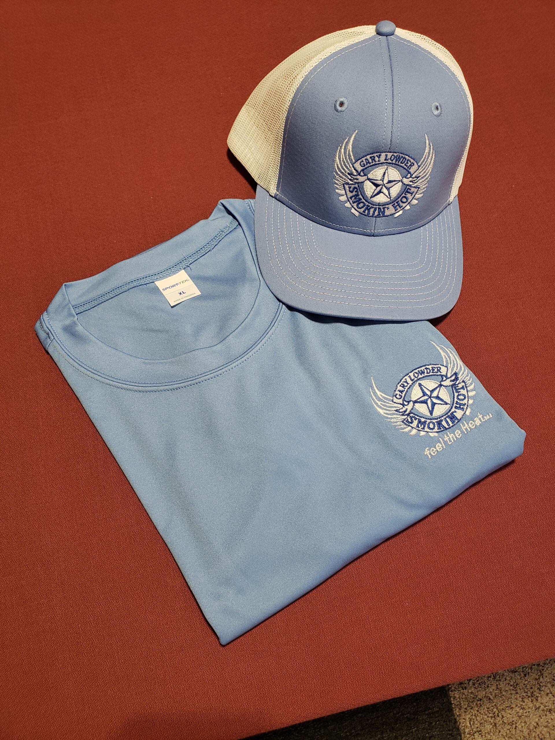 Carolina Blue Embroidered Combo