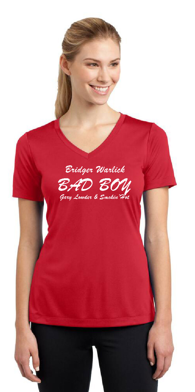 Bad Boy Red V-Neck Tee